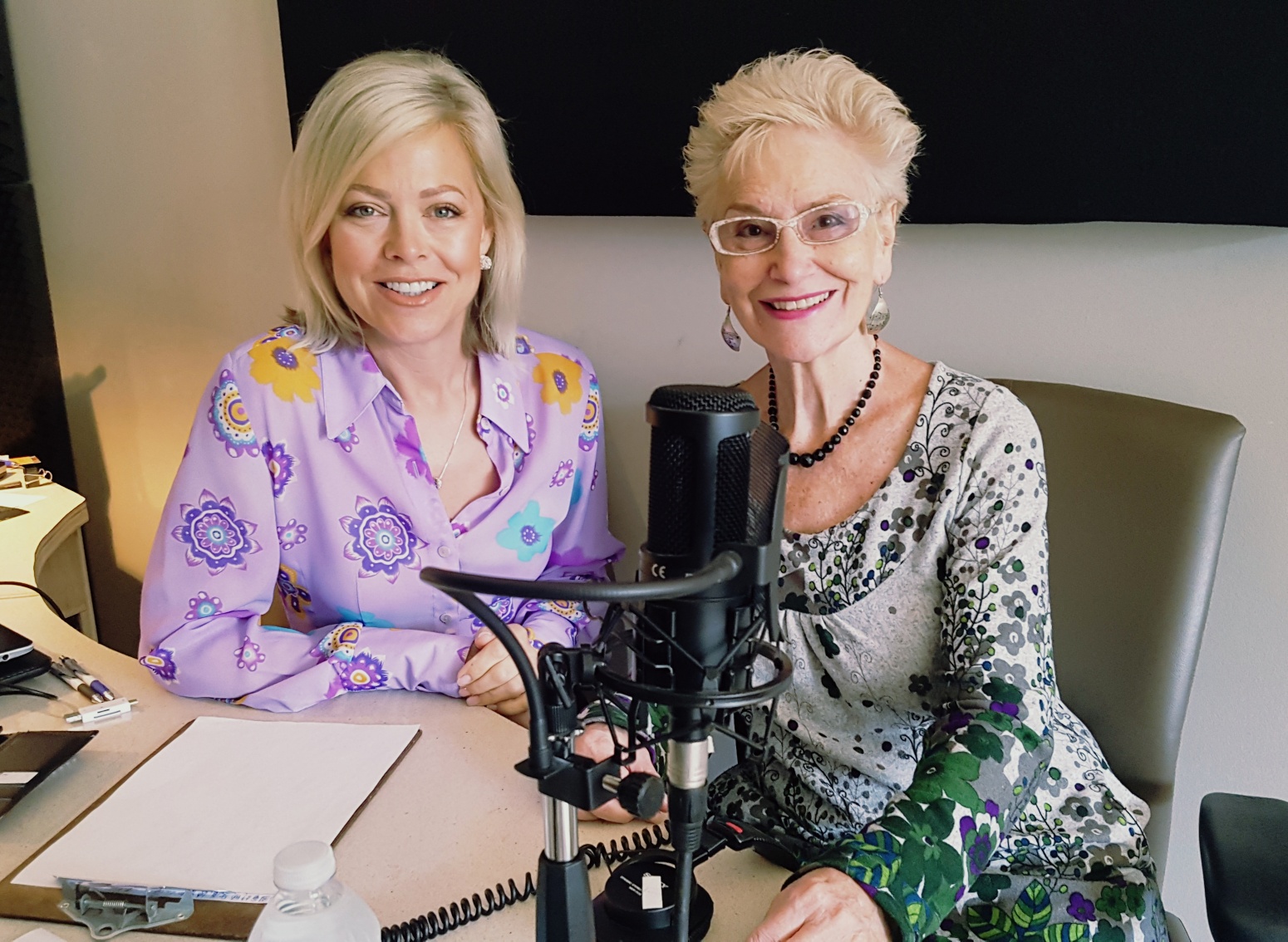 Helen (right) with Liz West, host of the CPA Ontario Future Forward podcast